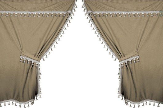 Κουρτινάκια Σκίαστρα Φορτηγού Lampa Premiere Σετ 9τμχ Μπεζ