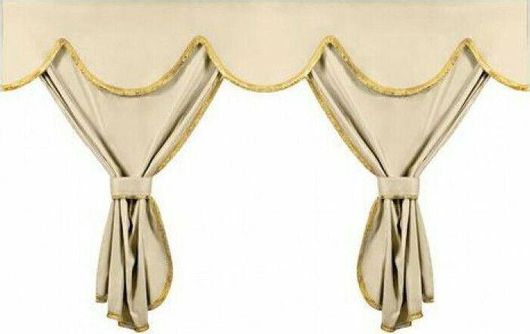 Σετ Κουρτίνες Νταλίκας Lampa Privilege Standard 8τμχ Μπεζ