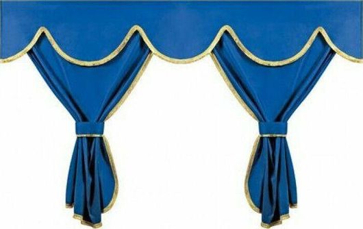 Σετ Κουρτίνες Νταλίκας Lampa Privilege High Side 8τμχ Μπλε