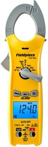 Αμπεροτσιμπίδα Fieldpiece SC260 Ψηφιακή 400A AC True RMS με Ακροδέκτες