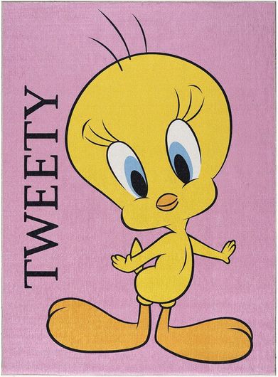 Παιδικό Χαλί Beauty Home 6190 Art Tweety 130cmx180cm Ροζ