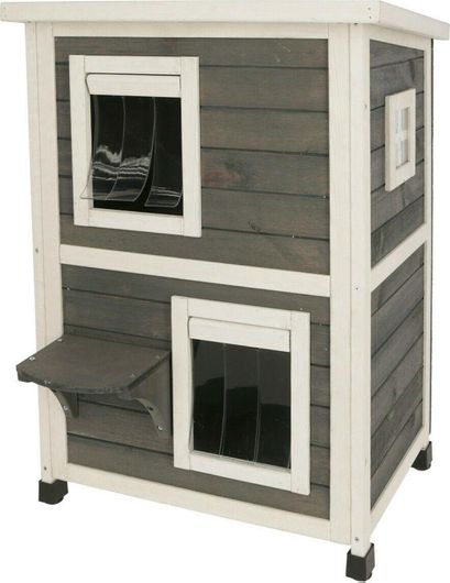 Σπιτάκι Γάτας Kerbl Cat House Family 57x55x80cm Γκρι