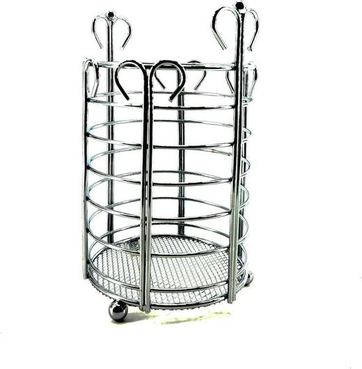 Σουπλά Μαγειρικών Σκευών Max Home XX12018/CHR Βάση Εργαλείων Κουζίνας Μεταλλική