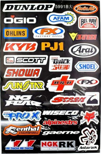 Αυτοκόλλητα Αυτοκινήτου 28x43cm 29τμχ