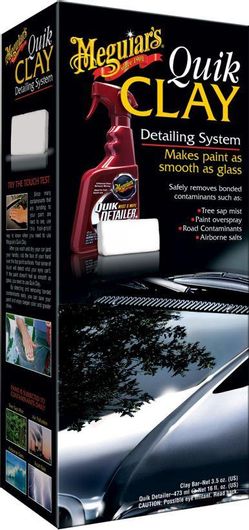 Σετ Αφαίρεσης Ρυπών Meguiar's Quik Clay 50gr & 473ml