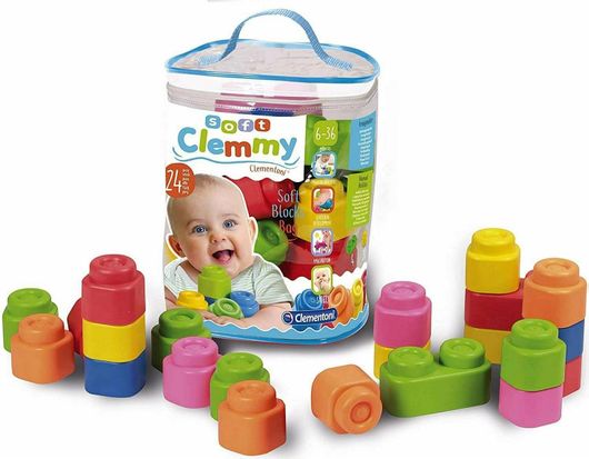 Τουβλάκια Baby Clementoni για 6+ Μηνών 24τμχ