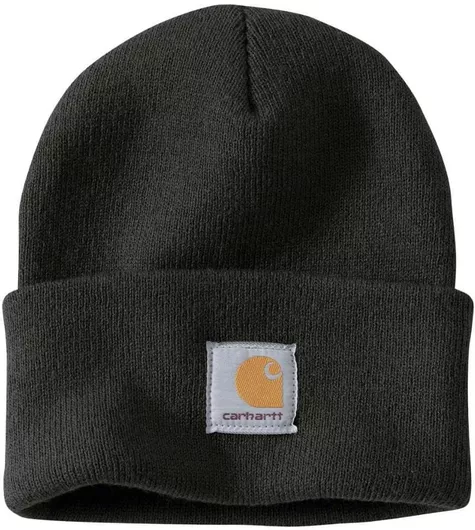 Ανδρικός Σκούφος Carhartt Wip Beanie με Rib Πλέξη Μαύρο
