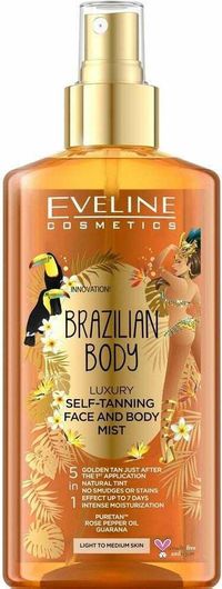 Self Tanning Lotion Eveline Brazilian Body Luxury Σώματος 150ml