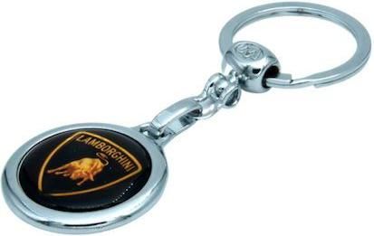 Μπρελόκ 8073-k Lamborghini με Σμάλτο Ασημί