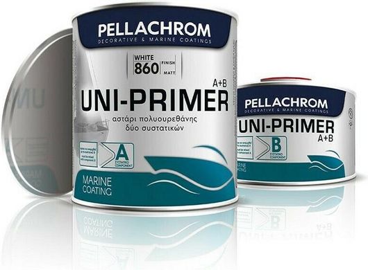 Αστάρι Σκάφους Pellachrom Uni Primer A+B Πολυουρεθάνης 750ml Λευκό