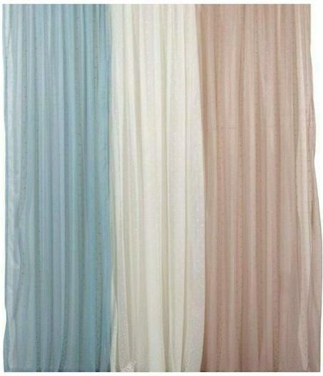 Κουρτίνα Viopros Δανδέλα με Τρέσα Πουά 140x270cm Εκρού