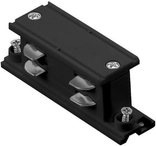 Σύνδεσμος Ράγας Φωτιστικών Eurolamp Μαύρο 145-59253