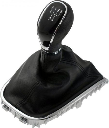 Πόμολο Ταχυτήτων με Φυσούνα για Opel Astra J 5 Ταχ. Μαύρο