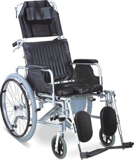 Αναπηρικό Αμαξίδιο Alfa Care Αλουμινίου Με Ανακλινόμενη Πλάτη & Δοχείο AC-59Δ