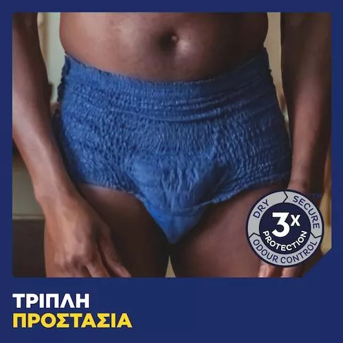 Πάνες Βρακάκι Ακράτειας Tena Men Active Fit Plus Small/Medium 9τμχ Μπλε