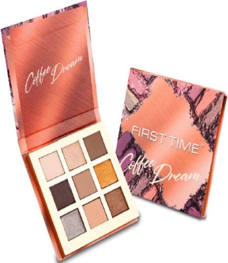 Παλέτα Σκιών First Time Coffee Dream Eyeshadows 9x1g