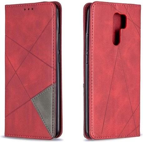 Θήκη Κινητού Book Cover για Xiaomi Redmi 9 Δερματίνη Κόκκινο