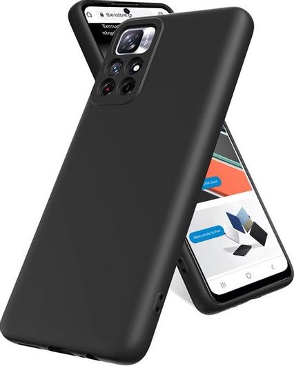 Θήκη Κινητού Back Cover για Xiaomi Redmi Note 11S 5G Σιλικόνη Μαύρο
