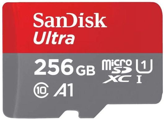 Sandisk Ultra microSDXC 256GB Class 10 U1 A1 UHS-I με αντάπτορα 150MB/s