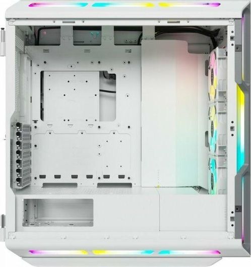 Gaming Κουτί Υπολογιστή Corsair ICUE 5000T RGB Midi Tower με Πλαϊνό Παράθυρο Λευκό