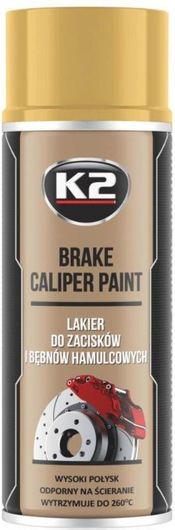 Σπρέι Βαφής Για Δαγκάνες Φρένων K2 Brake Caliper Paint 400Ml Χρυσό