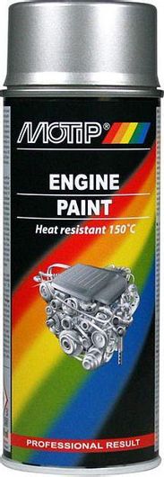 Σπρέι Βαφής Κινητήρα Χρώμα Αλουμινίου Motip Engine Paint 400Ml