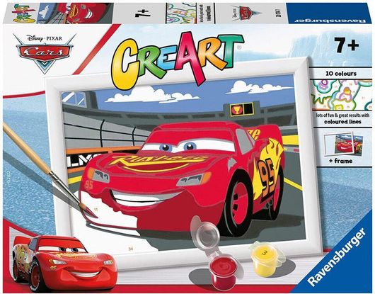 Σετ Ζωγραφικής Ravensburger Creart Disney Cars Mcqueen 