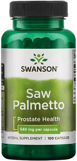 Swanson Saw Palmetto Συμπλήρωμα για την Υγεία του Προστάτη 540mg 100 Κάψουλες