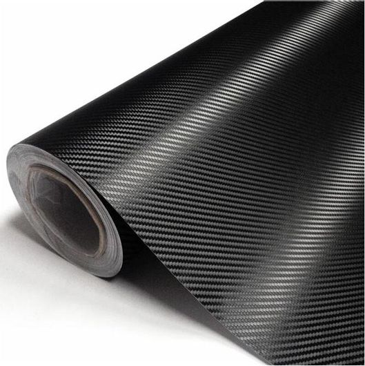 Αυτοκόλλητη Ταινία Αυτοκινήτου Carbon 3D 200x50cm Μαύρο 