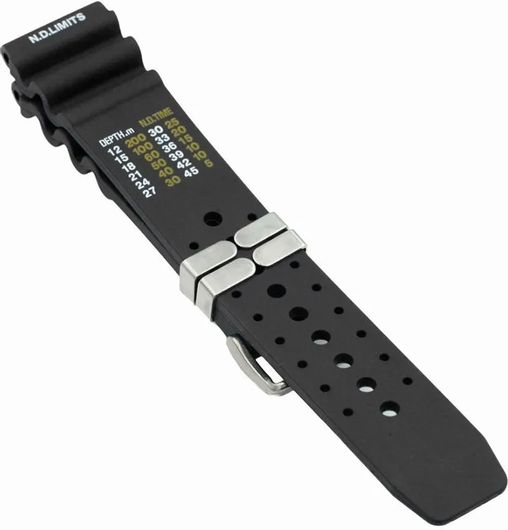 Λουράκι Ρολογιού Citizen CT001 από Καουτσούκ 20mm Μαύρο