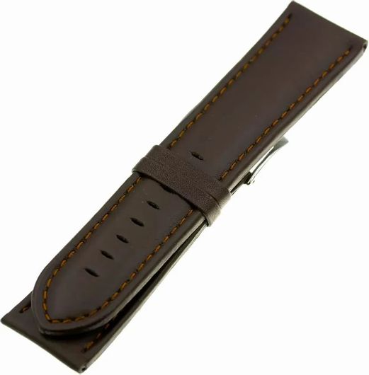 Λουράκι Ρολογιού Joker JK013 Δερμάτινο 24mm Καφέ