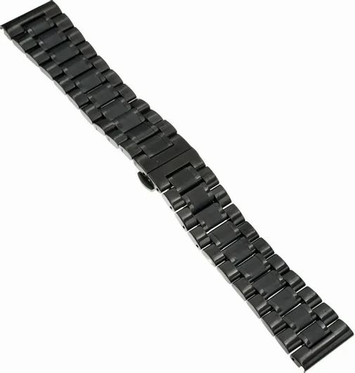 Λουράκι Ρολογιού BL004 Μεταλλικό Μπρασελέ 24mm Μαύρο