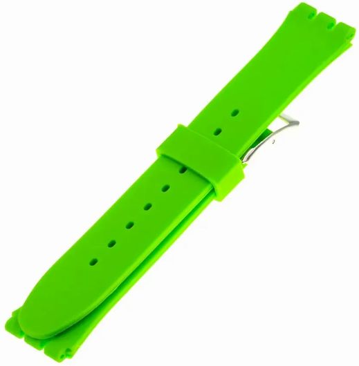 Λουράκι Ρολογιού Swatch SW027 από Καουτσούκ 16mm Πράσινο