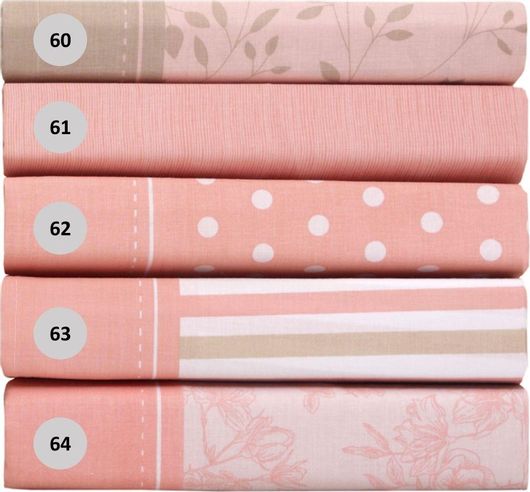 Σετ Μαξιλαροθήκες Anna Riska Mix & Match Solid Oxford 50x70cm Pink 61