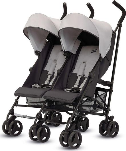 Καρότσι Διδύμων Inglesina Twin Swift Grafite Γκρι