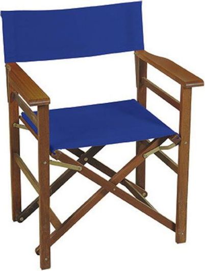 Ανταλλακτικό Πανί Καρέκλας Σκηνοθέτη Βαμβακερό Μισό Μισό Μπλε