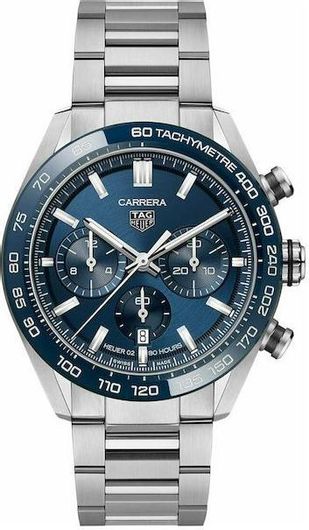 Ανδρικό Ρολόι TAG Heuer CBN2A1A.BA0643 με Μεταλλικό Μπρασελέ Ασημί