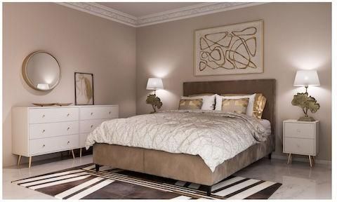 Κομοδίνο Zizel Ξύλινο Λευκό 35x40x40cm