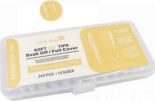 Tips Νυχιών PS-113969 Διάφανο 240τμχ