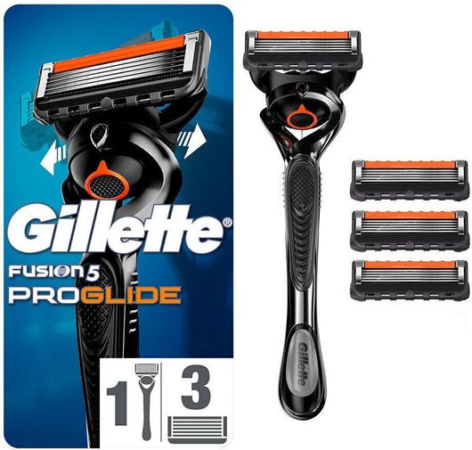 Ξυραφάκι Gillette Fusion 5 Proglide με Ανταλλακτικές Κεφαλές 5 Λεπίδων και Λιπαντική Ταινία 4τμχ