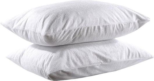 Προστατευτικά Μαξιλαριών Beauty Home Αδιάβροχα Σετ 2τμχ 50x70cm Λευκό