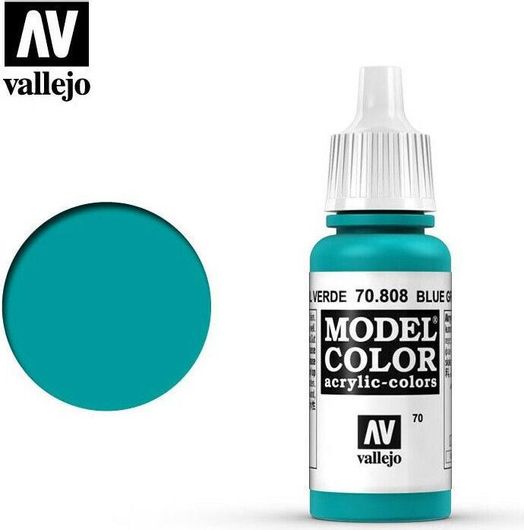 Χρώμα Μοντελισμού Acrylicos Vallejo 70808 Model Colour Matt 17ml Blue Green