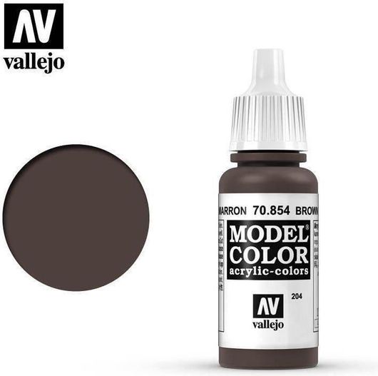 Χρώμα Μοντελισμού Acrylicos Vallejo 70854 Model Colour Glaze 17ml Brown Glaze
