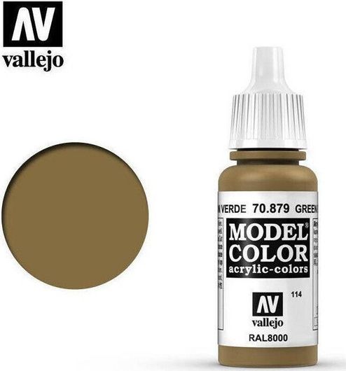 Χρώμα Μοντελισμού Acrylicos Vallejo 70879 Model Colour Matt 17ml Green Brown