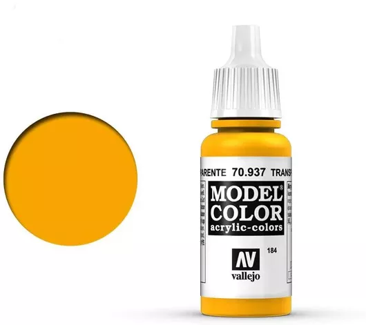 Χρώμα Μοντελισμού Acrylicos Vallejo 70937 Model Colour Transparent 17ml Transparent Yellow
