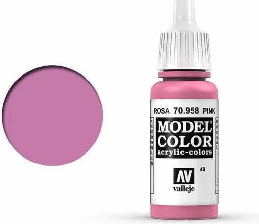 Χρώμα Μοντελισμού Acrylicos Vallejo 70958 Model Colour Matt 17ml Pink