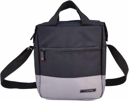 Ισοθερμική Τσάντα Ώμου Iris Barcelona Urban Lunchbag 6.5lt 25x11x28cm Μαύρο