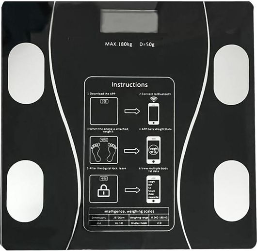 Ζυγαριά Μπάνιου Aerbes AB-J178 Ψηφιακή Μαύρο