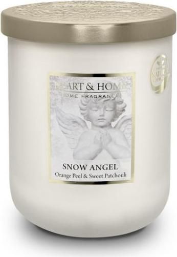 Αρωματικό Κερί Heart & Home Σόγιας σε Βάζο Snow Angel Άγγελος Χιονιού 340gr