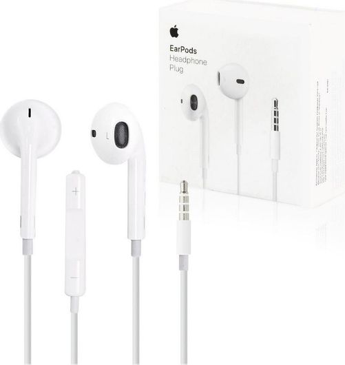 Apple EarPods Earbuds Handsfree με Βύσμα 3.5mm Λευκό